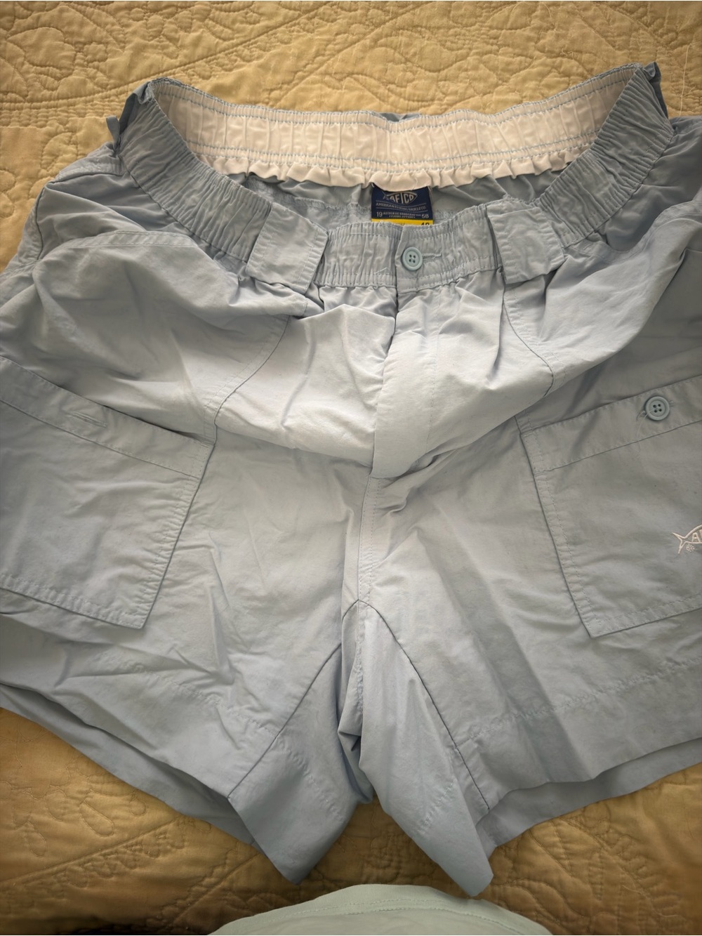 AFTCO Light Blue Men's Cargo Shorts
